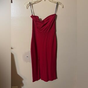 Elegant Red Evening Dress
